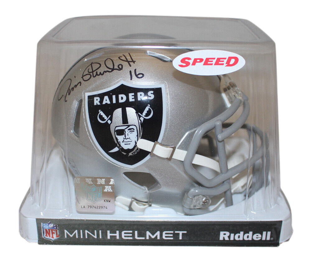 Jim Plunkett Signed Las Vegas Raiders Speed F/S Helmet w/SB MVP BAS –  Denver Autographs