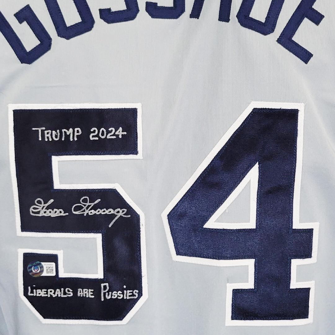 Goose Gossage Signed New York Yankees Jersey 2 Great Inscriptions