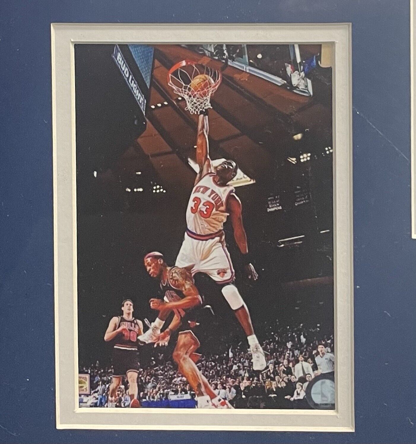 Patrick Ewing Autographed Signed Framed New York Knicks Jersey