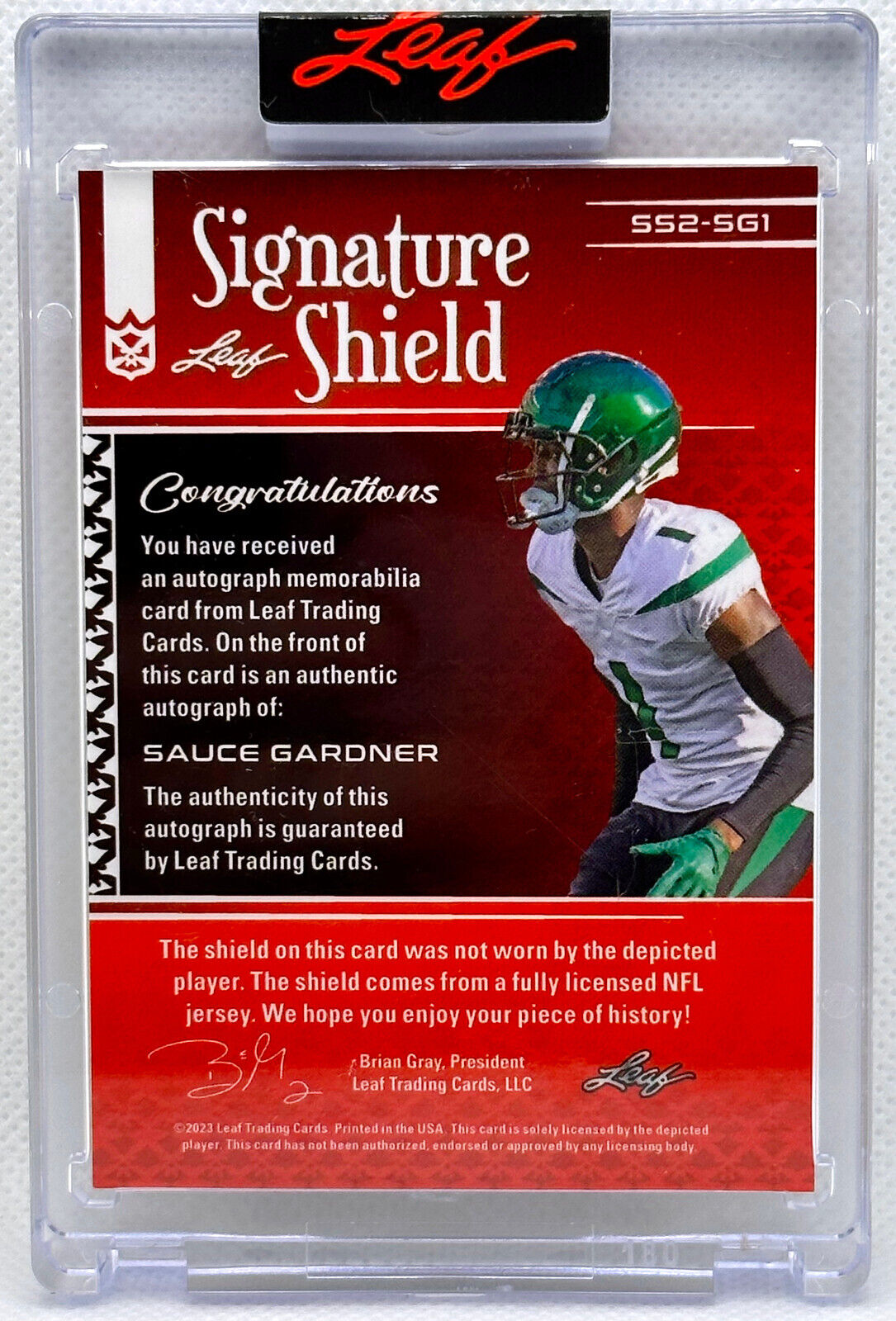 Ahmed sauce high quality Gardner on card auto