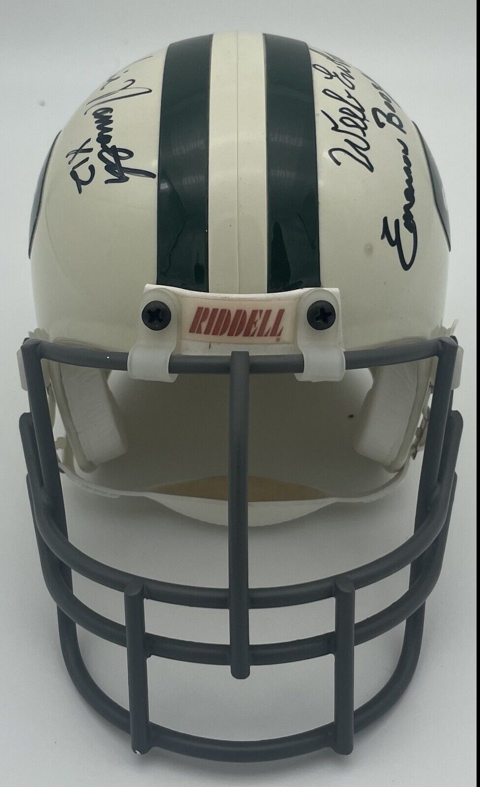 NY Jets 1969 Signed Mini Helmet Super Bowl 5 Auto Namath Full Name SB MVP  SGC