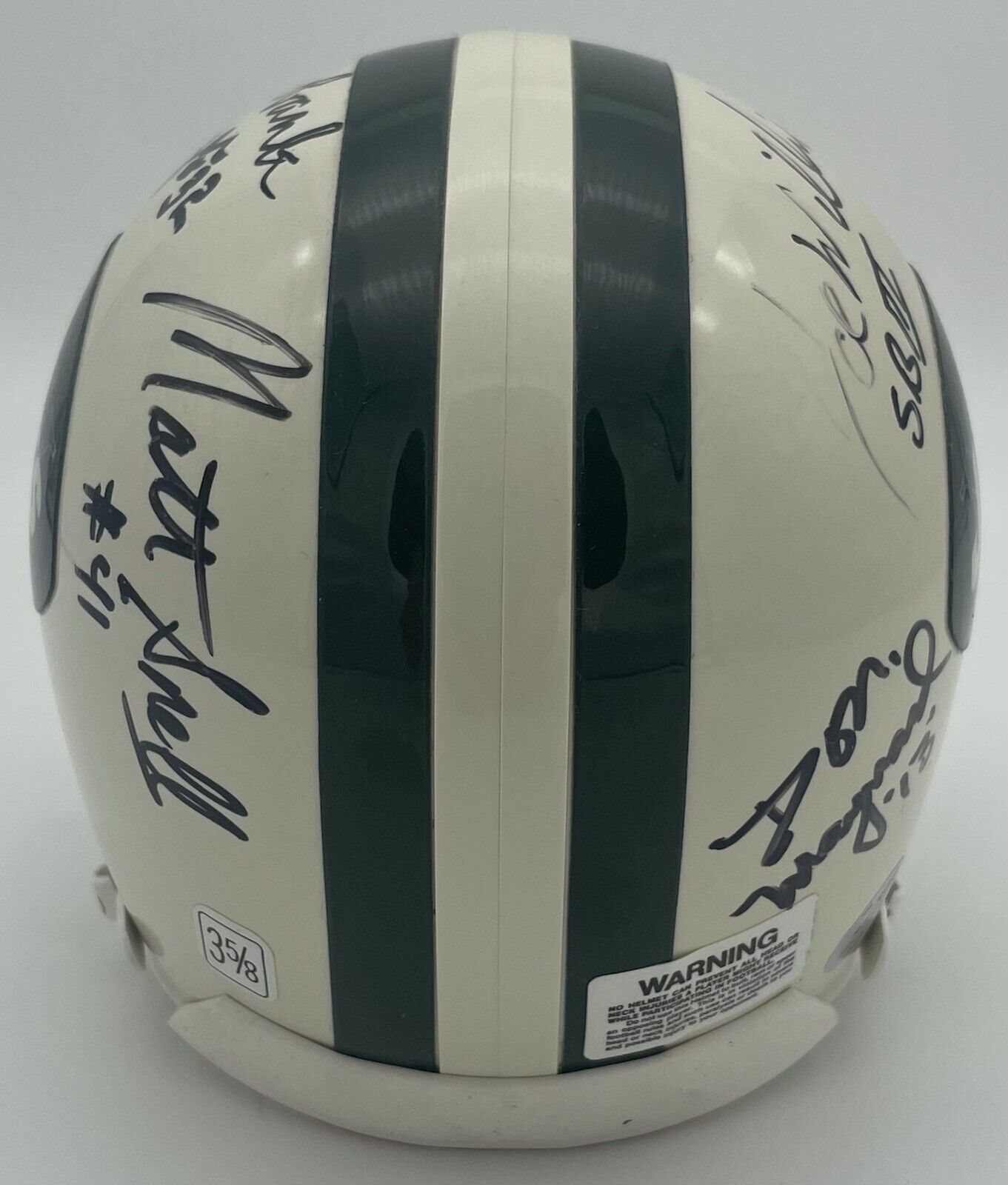 NY Jets 1969 Signed Mini Helmet Super Bowl 5 Auto Namath Full Name