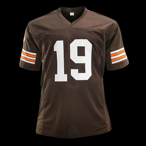 Bernie Kosar Signed Pro Edition Brown Football Jersey (JSA) — RSA