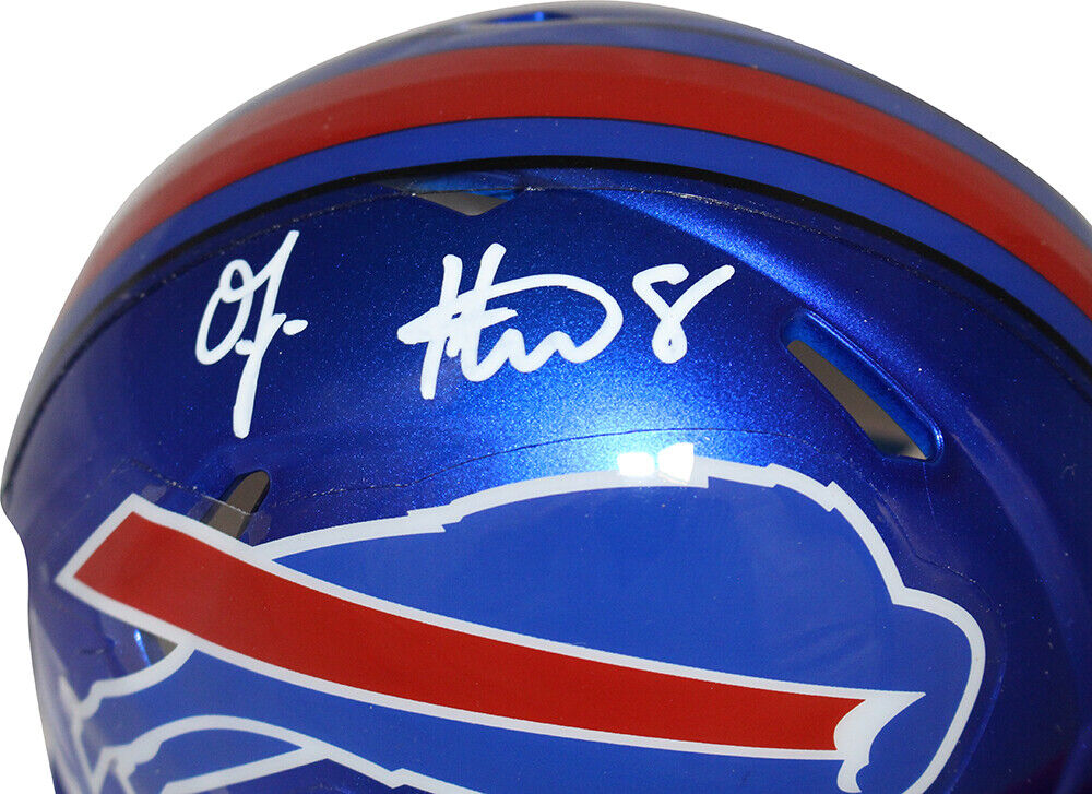 O.J. Howard Autographed Buffalo Bills Logo Football-Beckett W