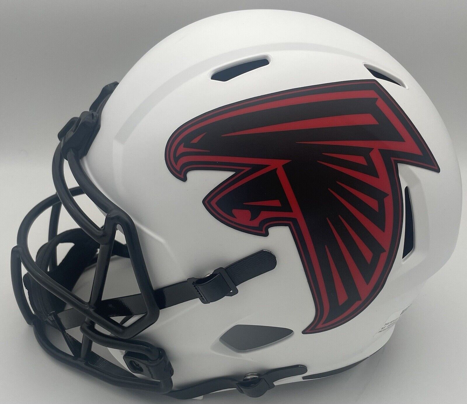 AJ Terrell Autographed Atlanta Falcons Lunar Eclipse Mini Football Helmet -  BAS