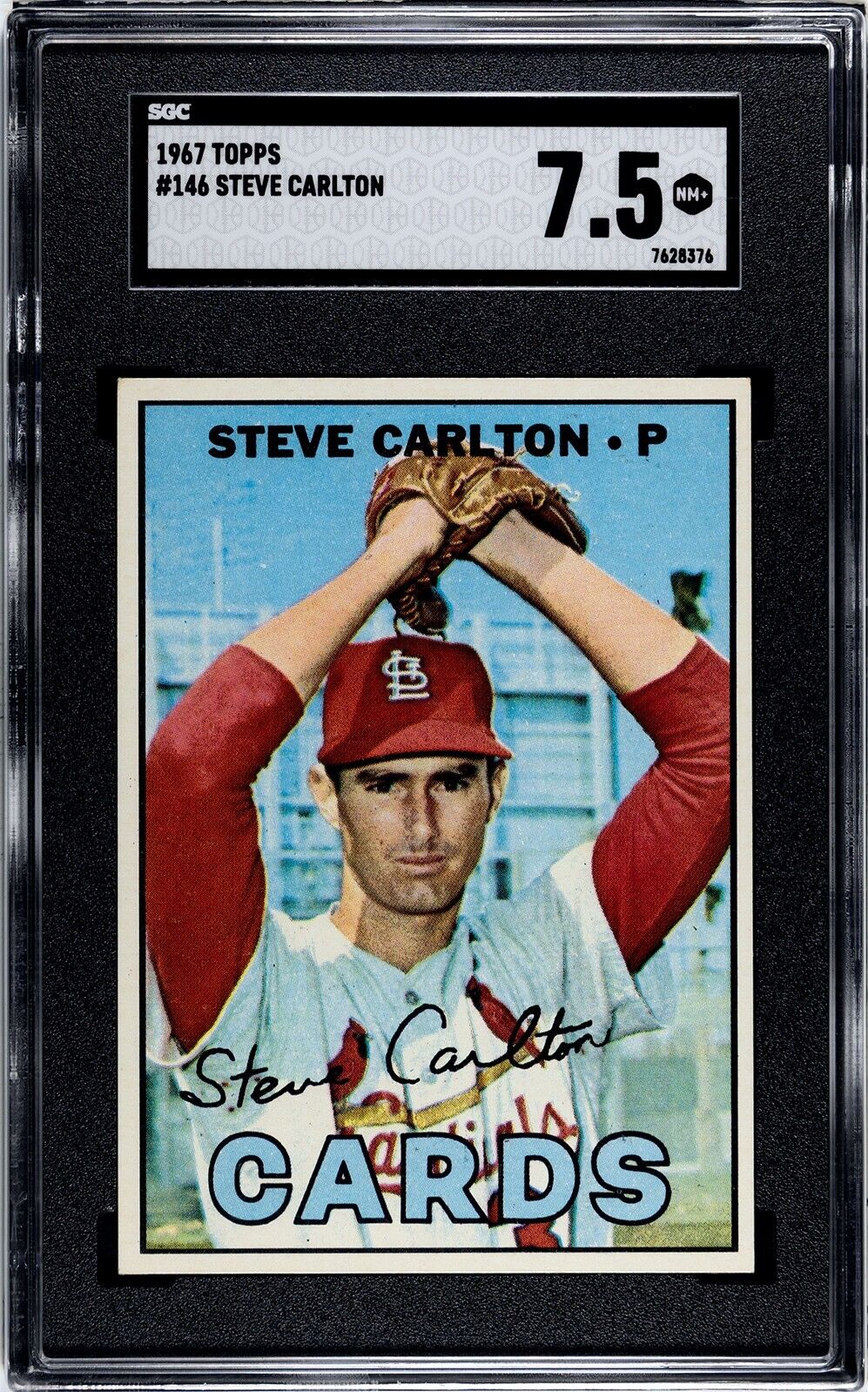 Steve Carlton 1967 Topps Baseball Card #146- SGC Graded 7.5 NM+ –  CollectibleXchange