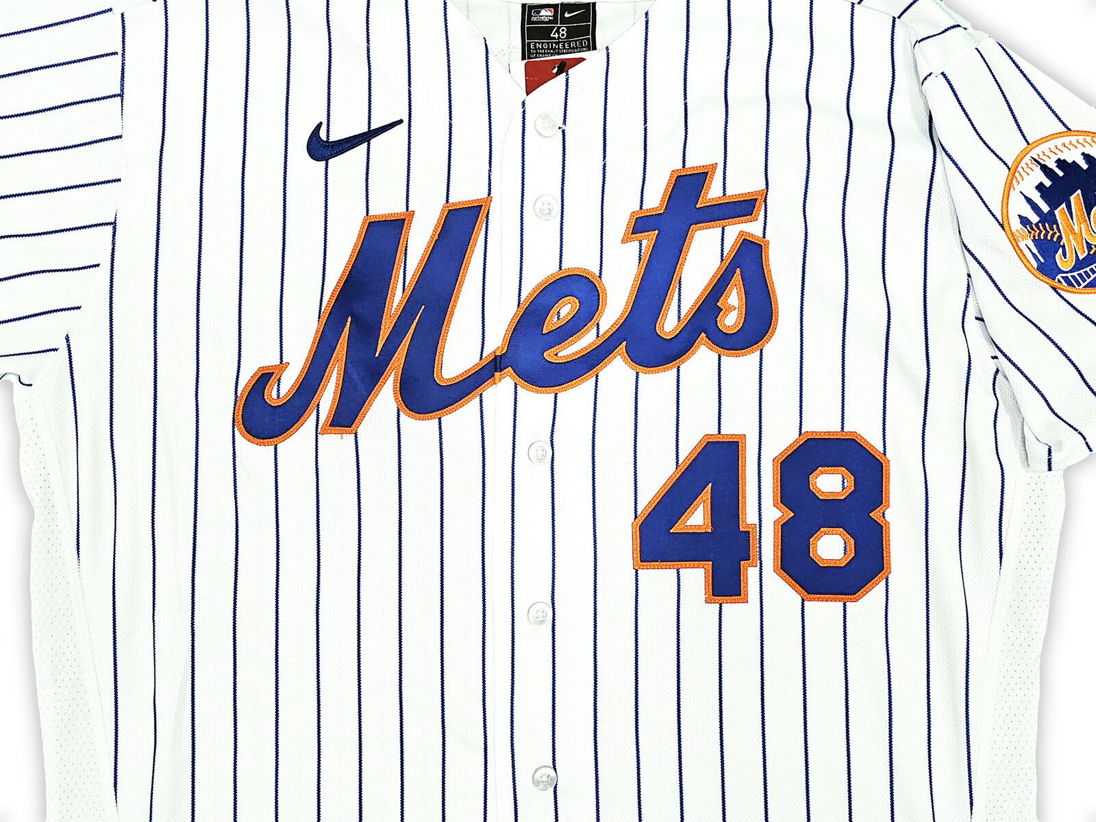 Jacob deGrom New York Mets Fanatics Authentic Autographed Nike