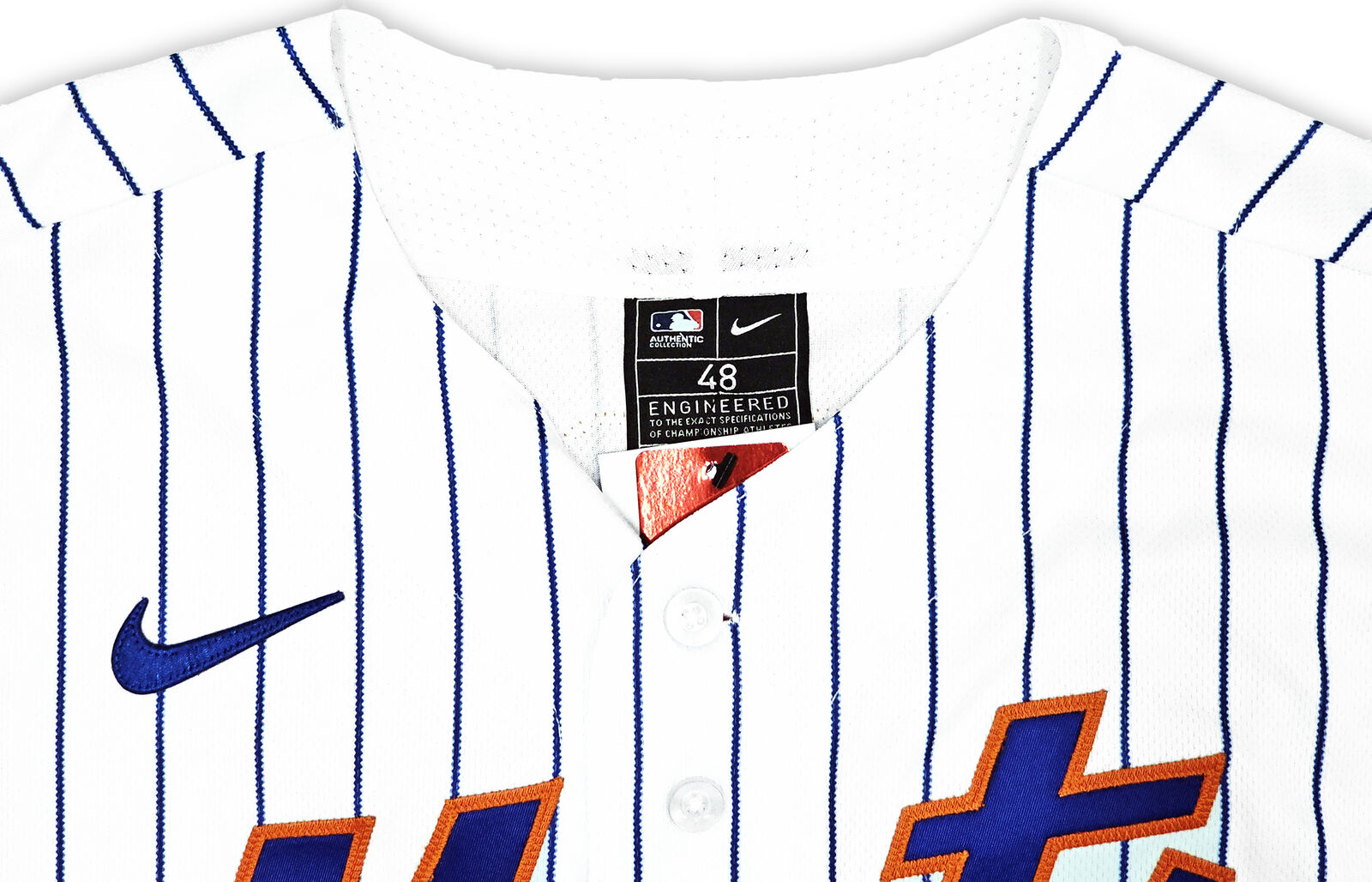 Jacob deGrom New York Mets Fanatics Authentic Autographed Nike White  Authentic Jersey