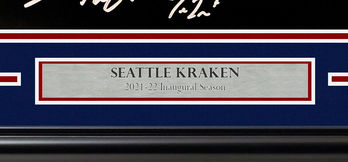 Seattle Kraken Inaugural Team Autographed 16x20 Photo With 24