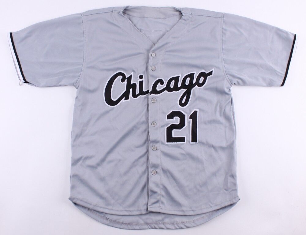 TODD FRAZIER SIGNED #21 JERSEY BECKETT COA NY YANKEES METS WHITE SOX  TODDFATHER