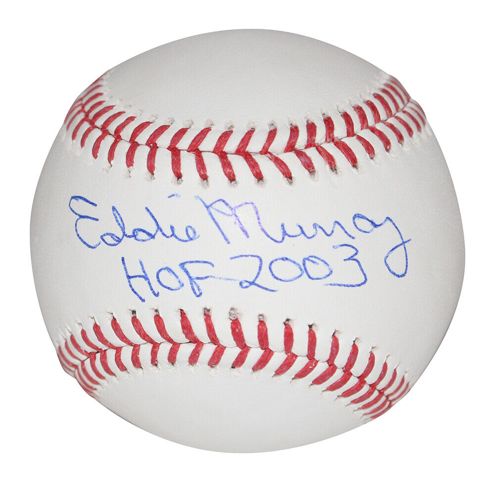 Autographed/Signed Eddie Murray Baltimore Orange Baseball Jersey