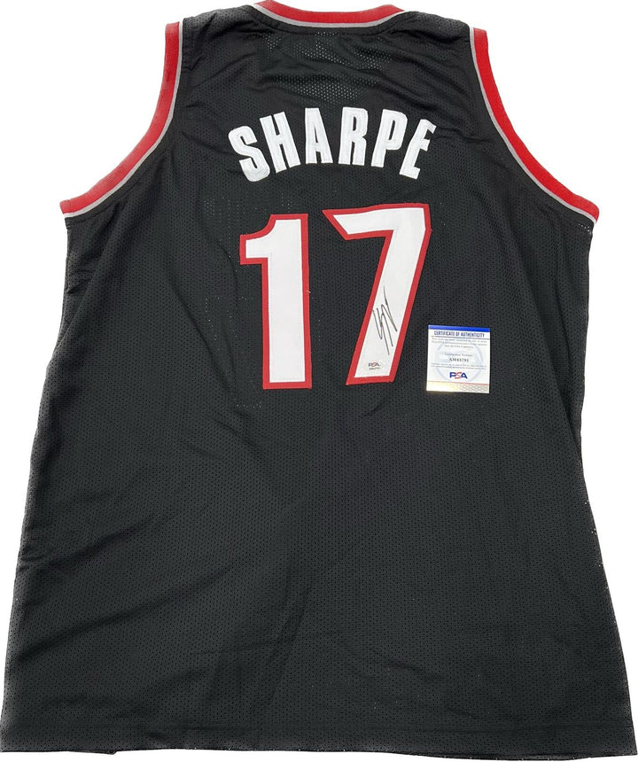 SHAEDON SHARPE signed jersey PSA/DNA Portland Trail Blazers Autographed Black Image 2