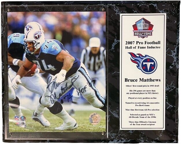 Bruce Matthews named Tennessee Titans' all-time best draft pick