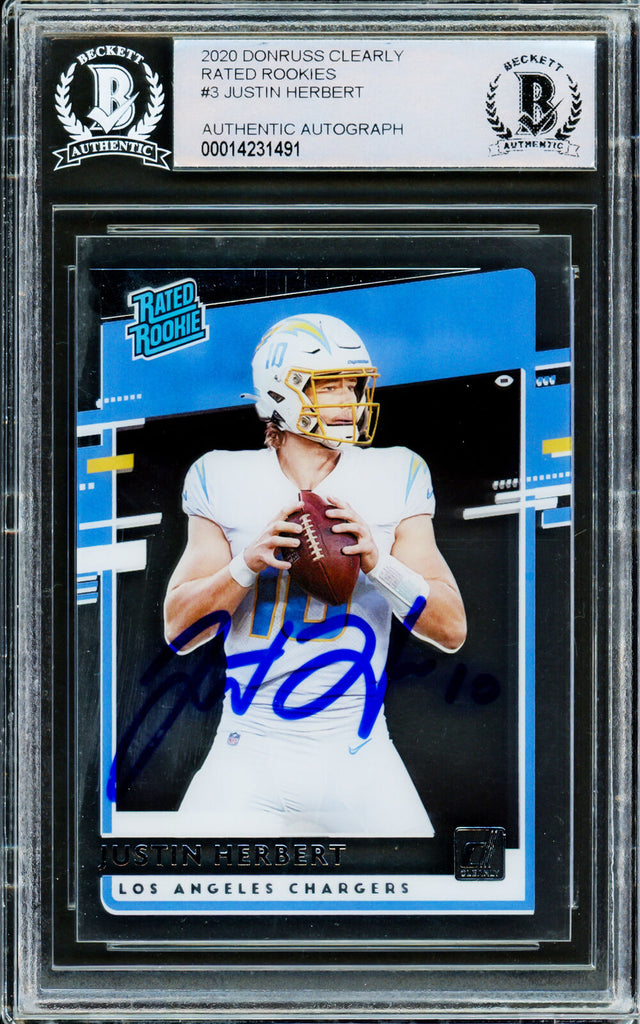 Justin Herbert Autographed Framed Los Angeles Chargers Jersey (Beckett –  CollectibleXchange