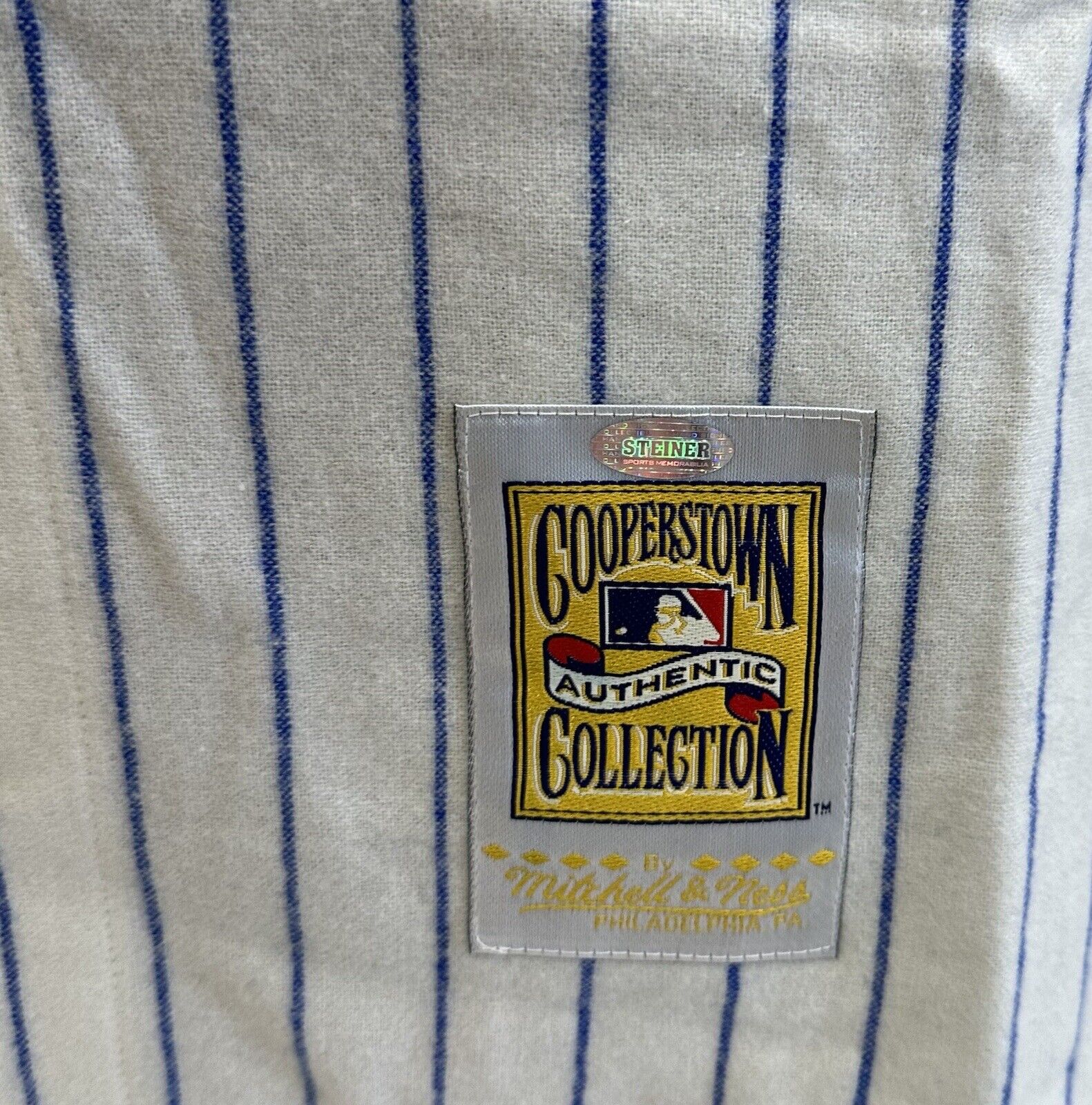 Tom Seaver Signed Cooperstown Collection Throwback Mets Jersey