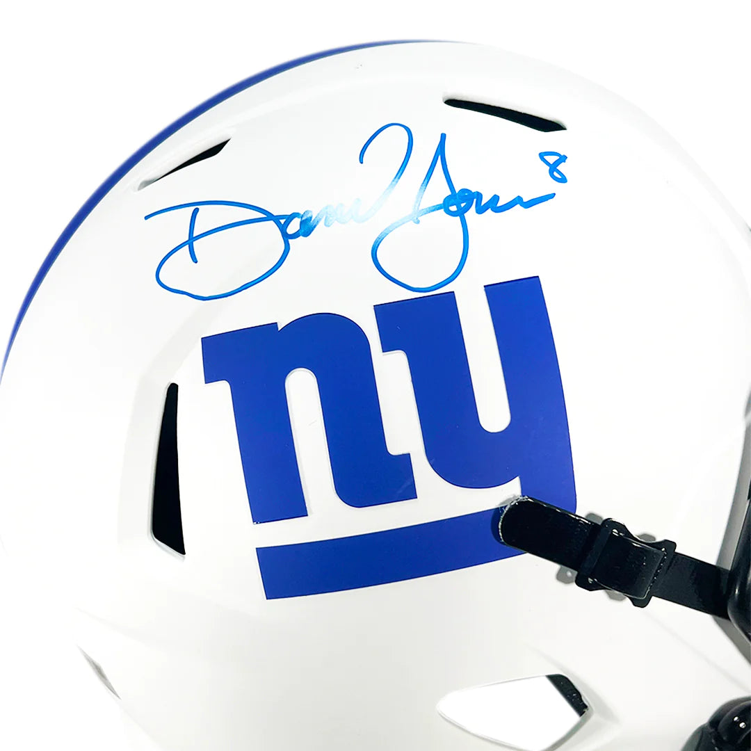 N.Y. Giants Daniel Jones Signed Full Size Speed Lunar Replica