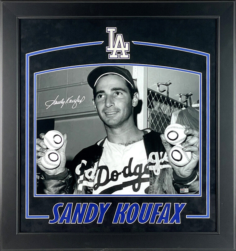 Sandy Koufax Hand Signed Autographed 16x20 First Win Black Ink – Sandy  Koufax Official