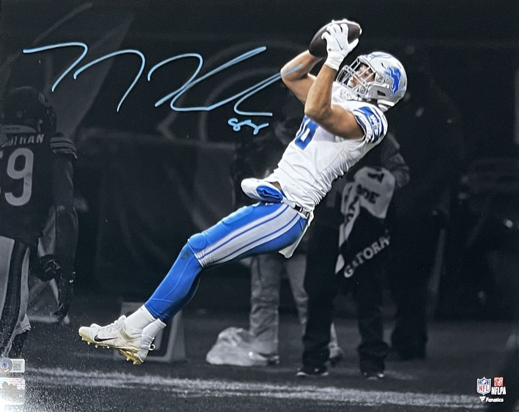 KENNY GOLLADAY (Lions grey SKYLINE) Signed Autographed Framed