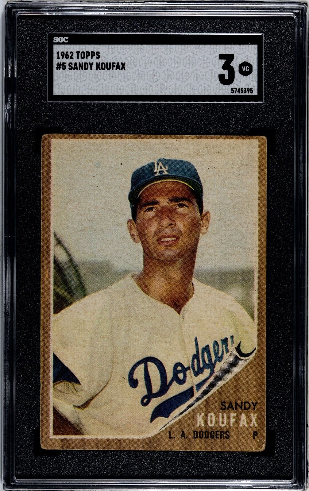 Sandy Koufax Los Angeles Dodgers Legend Signed Baseball Jersey 