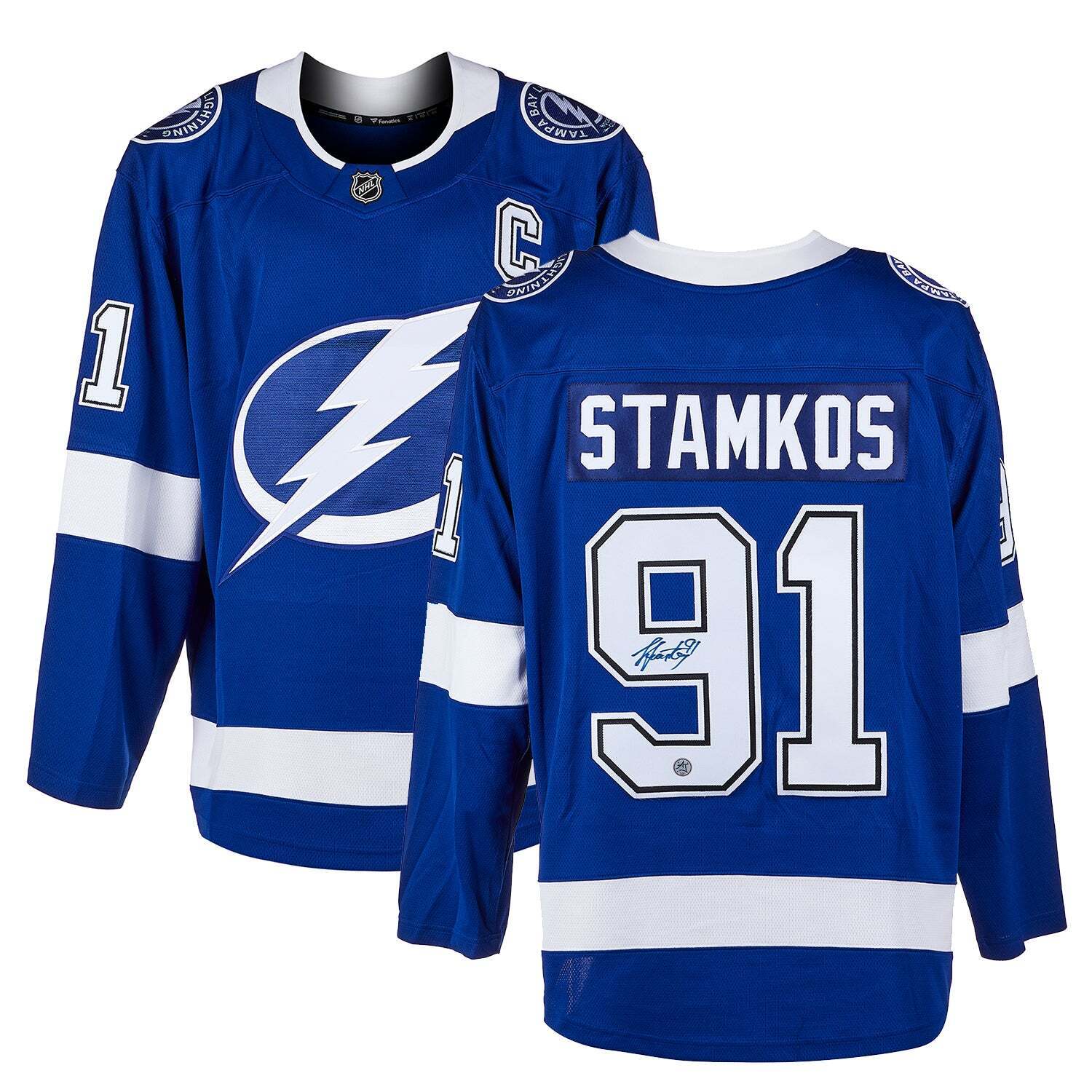 Steven Stamkos Tampa Bay Lightning Autographed White Fanatics