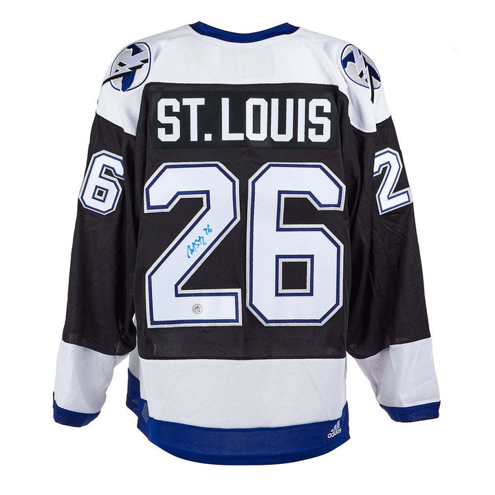 Martin St Louis Signed Tampa Bay Lightning 2004 Cup Adidas Jersey Image 1