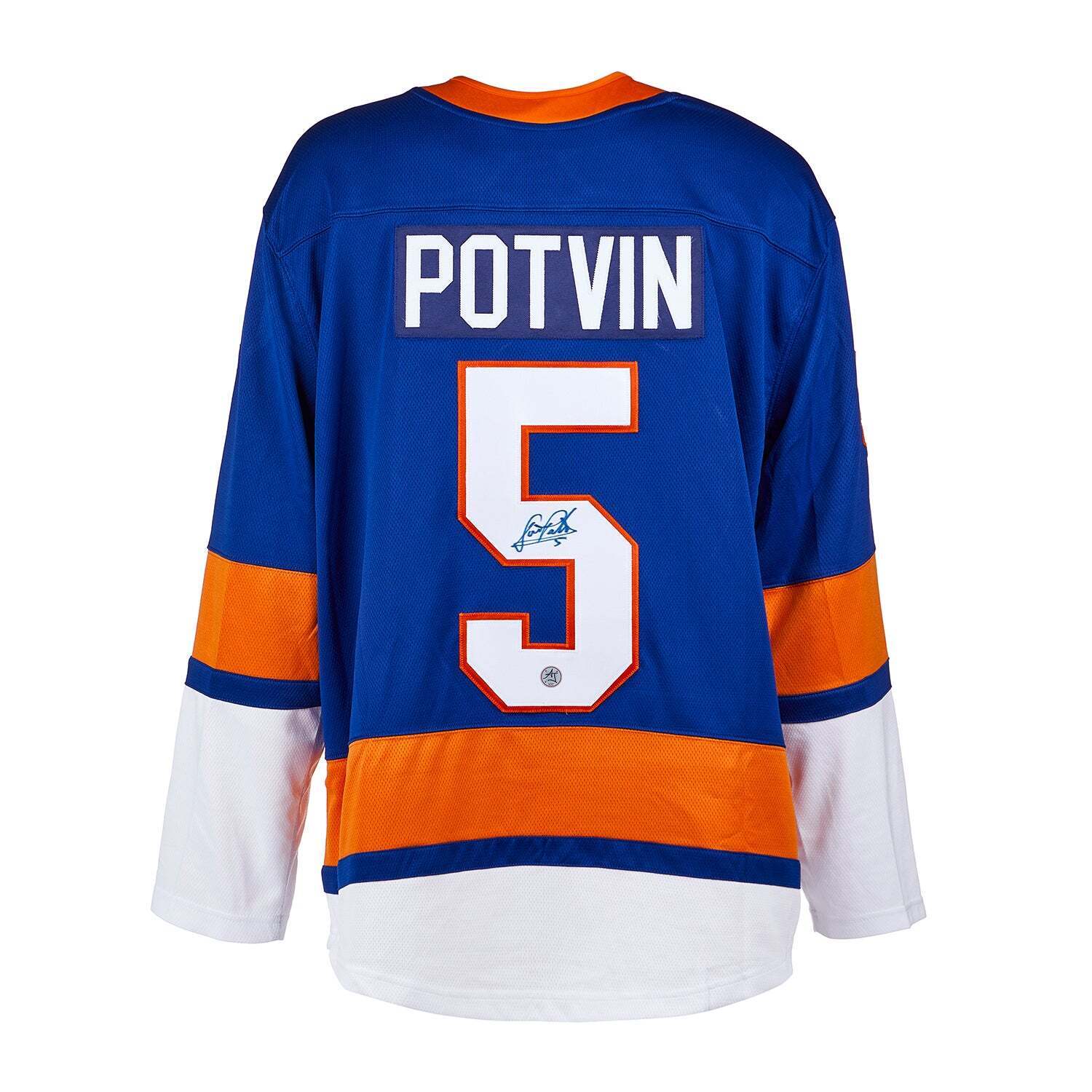 Denis Potvin Autographed New York Islanders Replica Jersey