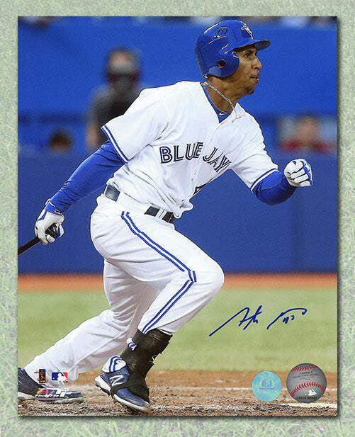 Anthony Gose Toronto Blue Jays Autographed Batting 8x10 Photo Image 1