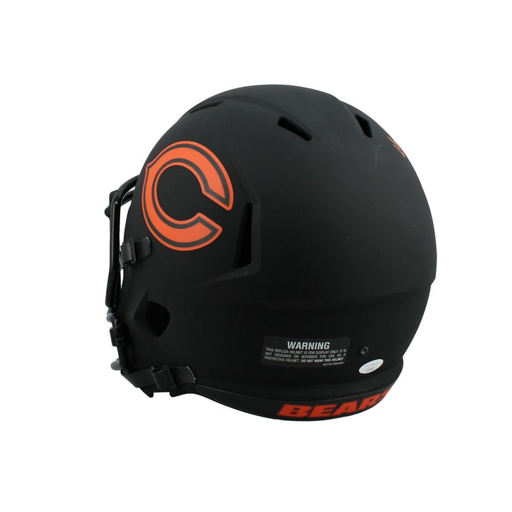 Dick Butkus Hand Signed Eclipse Black Full Size Helmet Chicago Bears JSA COA Image 9