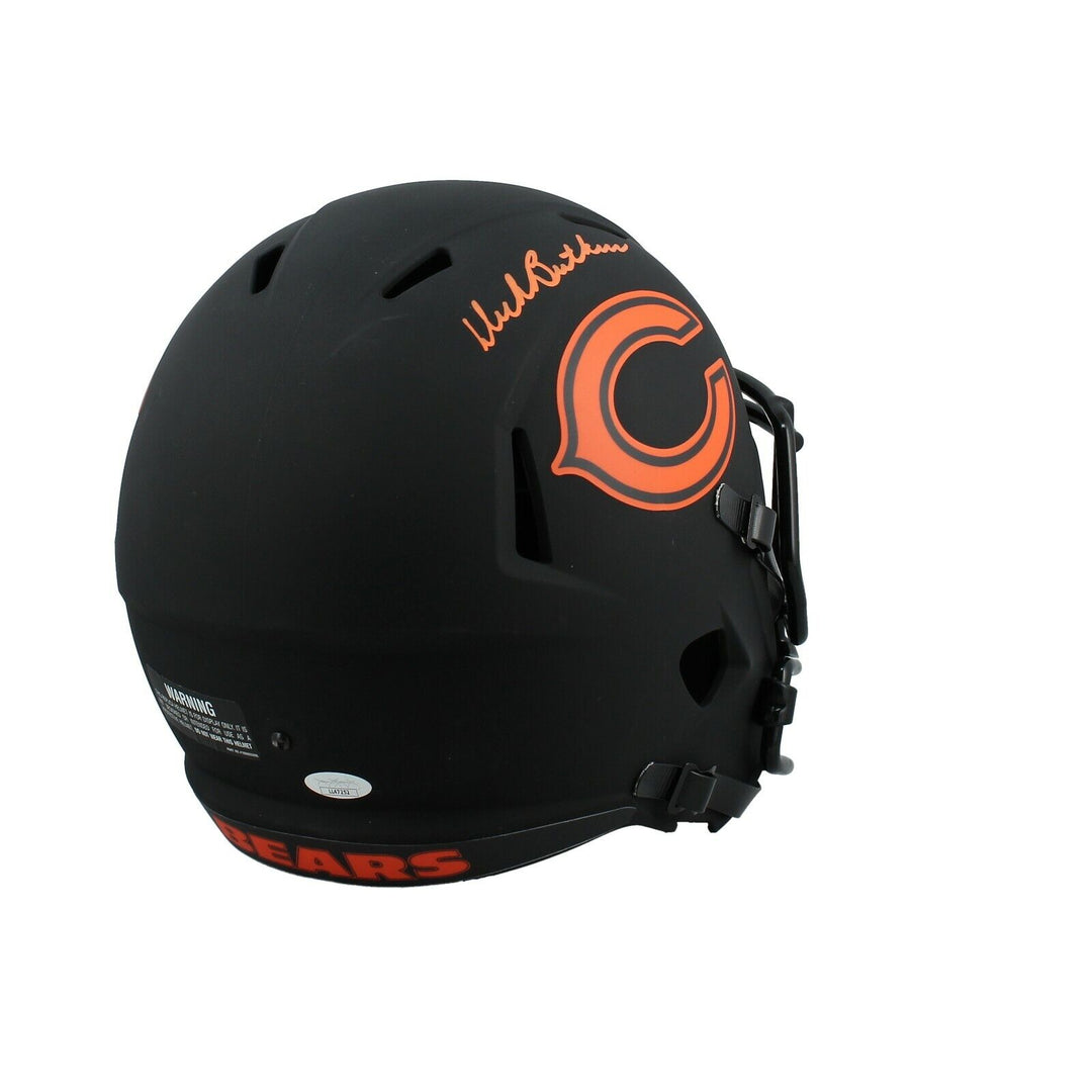 Dick Butkus Hand Signed Eclipse Black Full Size Helmet Chicago Bears JSA COA Image 11