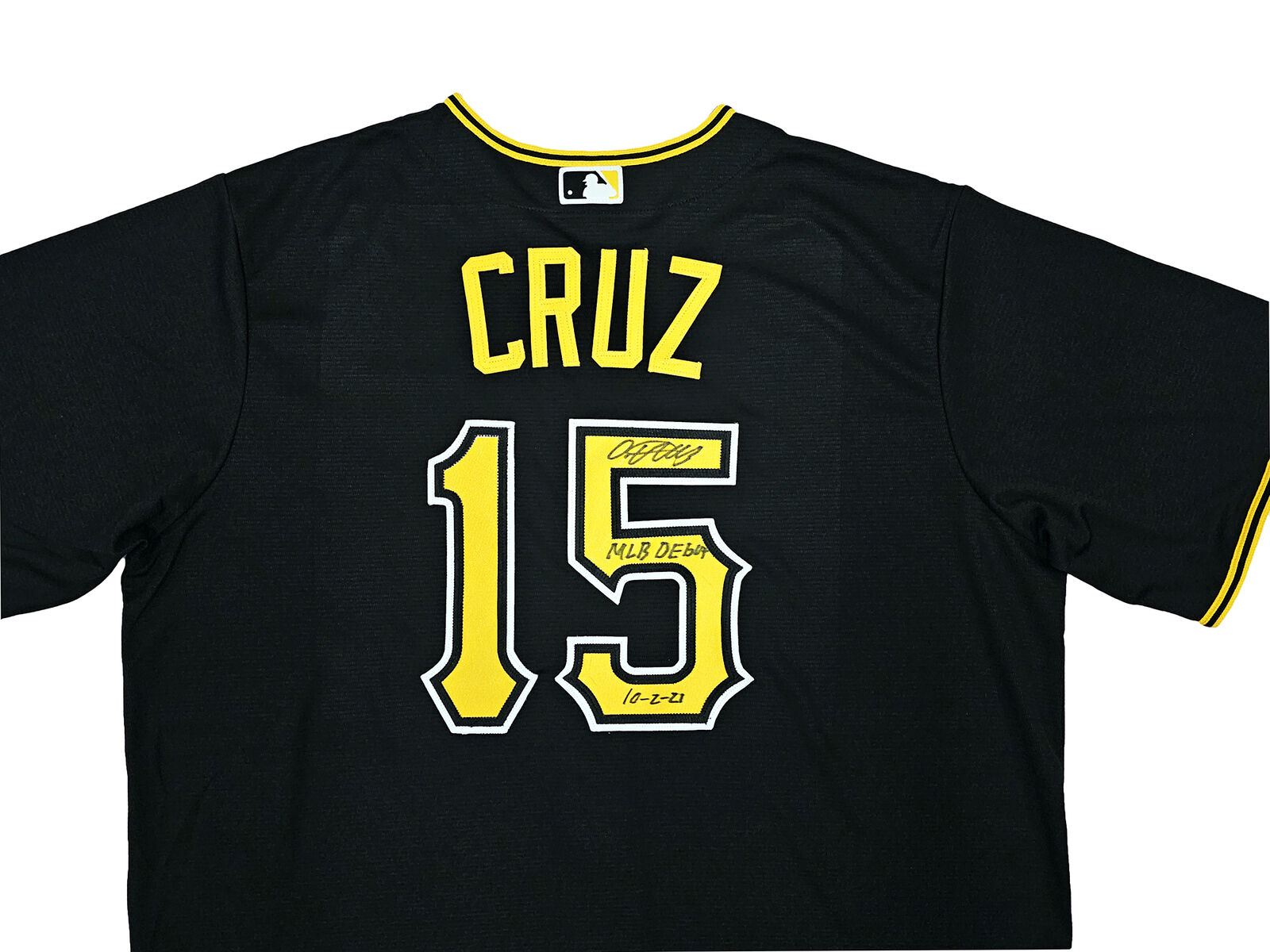 PIRATES ONEIL CRUZ AUTOGRAPHED WHITE NIKE JERSEY SIZE XL MLB DEBUT 10- –  CollectibleXchange