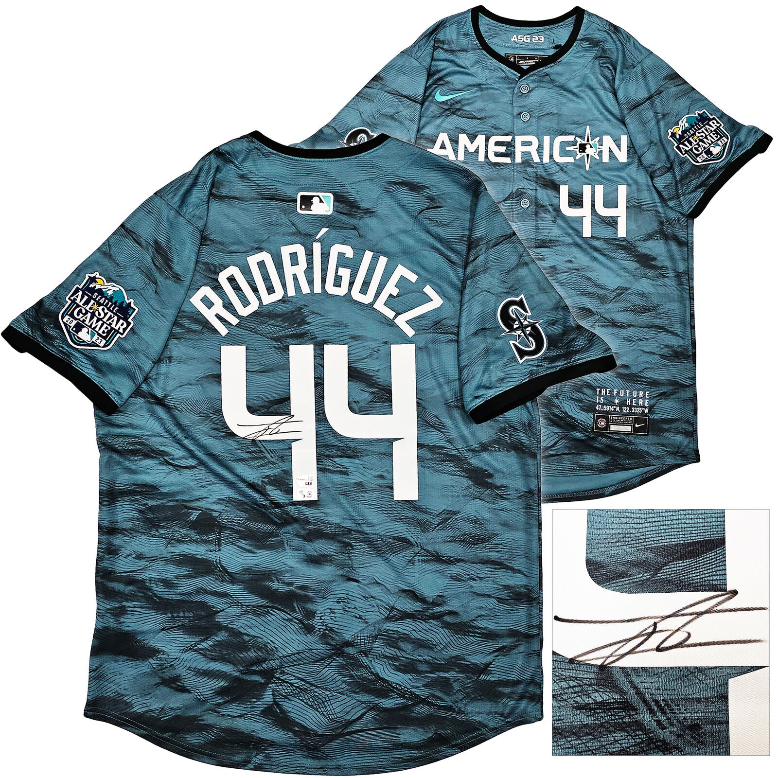 Julio Rodriguez Signed All Star Seattle Mariners Jersey Size XL JSA COA