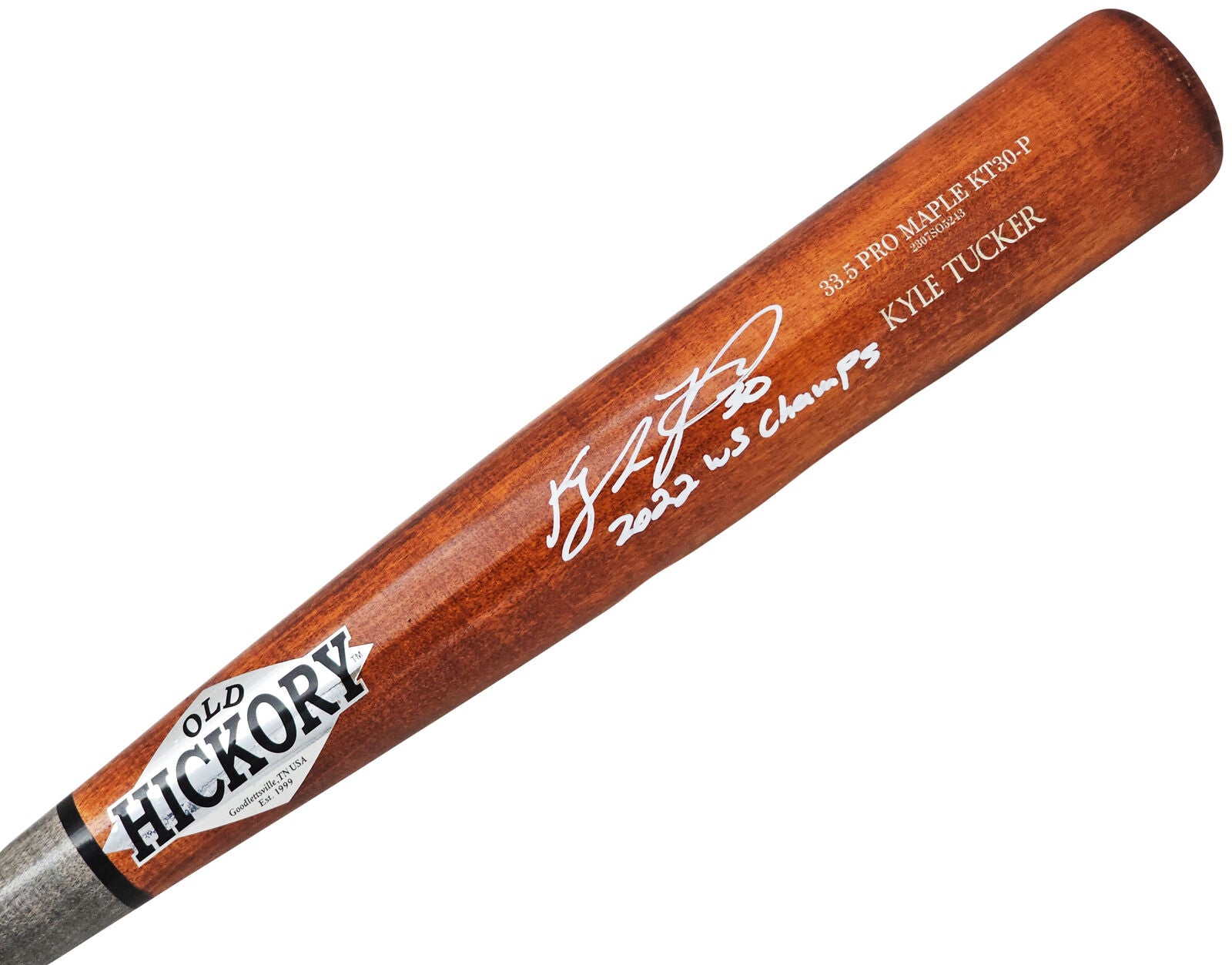 Kyle Tucker Autographed Black & Orange Old Hickory Player Model