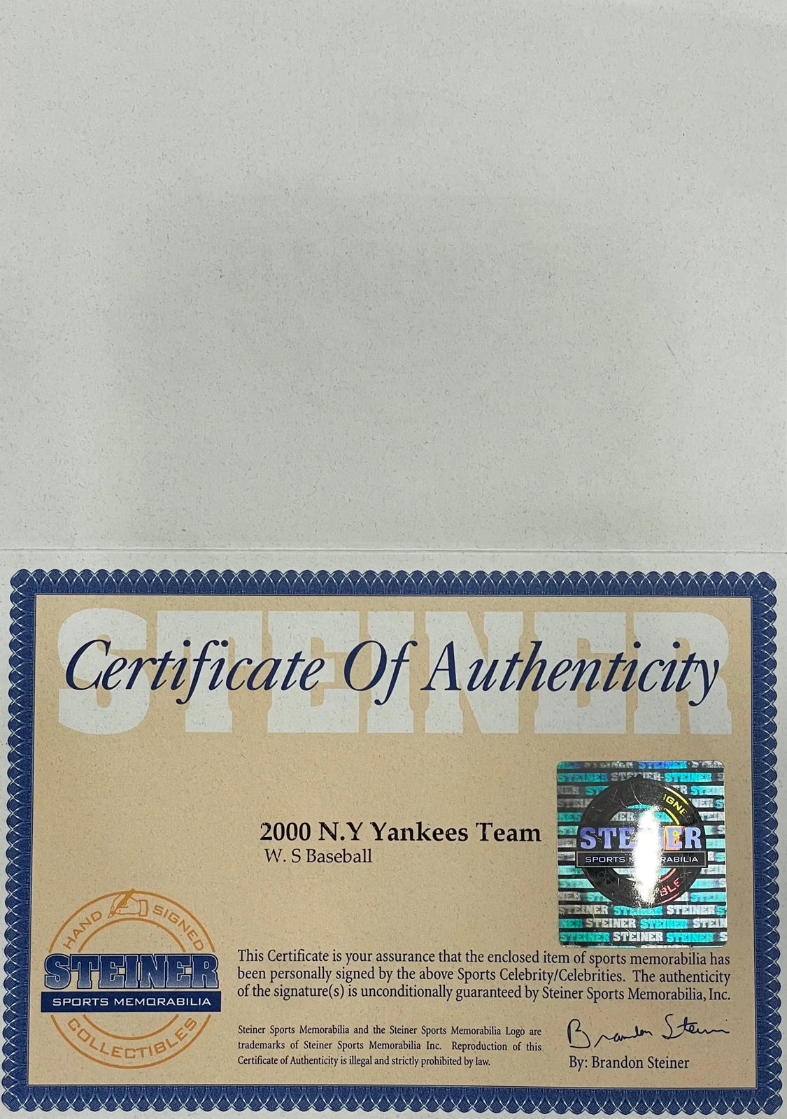 Lot Detail - 2006 New York Yankees Team-Signed Baseball (28) (Steiner)