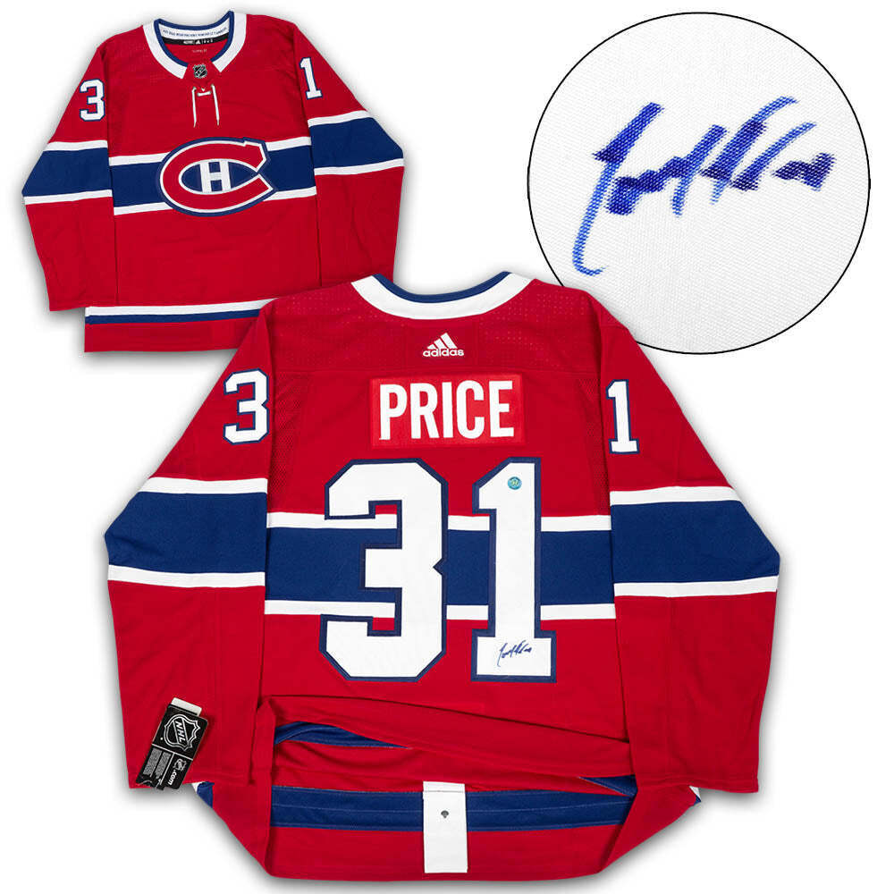Carey Price Montreal Canadiens Autographed Adidas Jersey Image 1