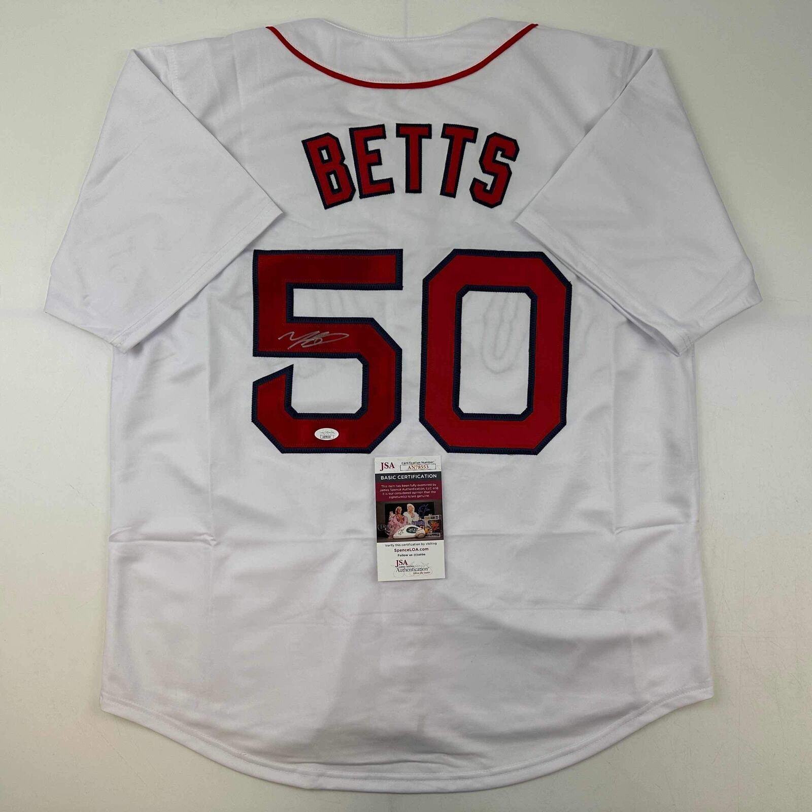 Kevin Youkilis Signed Boston White Baseball Jersey (JSA)