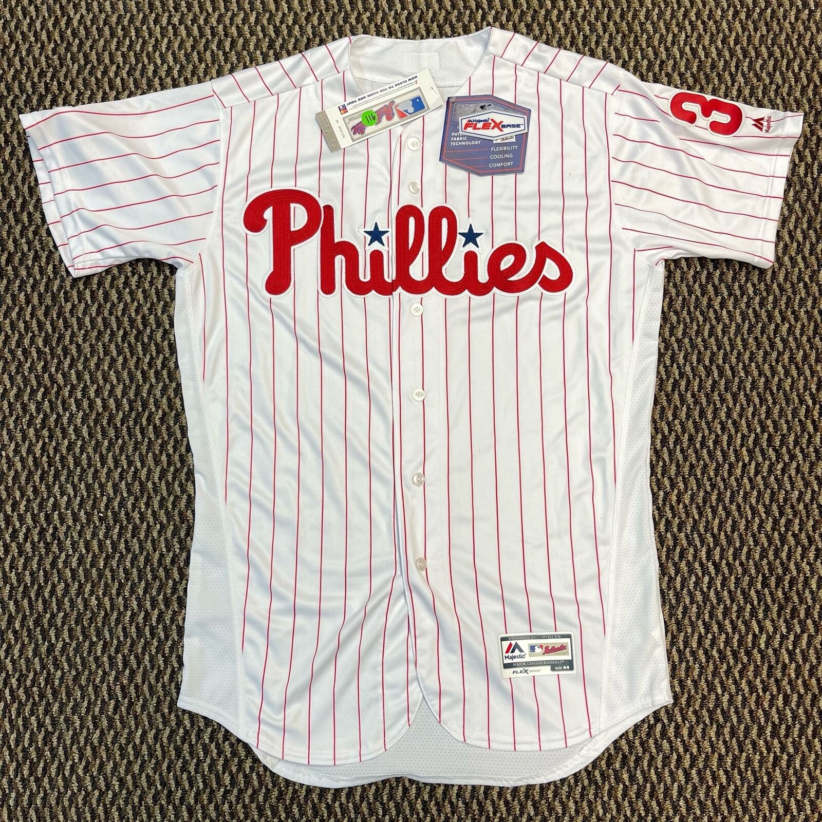 Bryce Harper White Philadelphia Phillies Autographed Nike Authentic Jersey