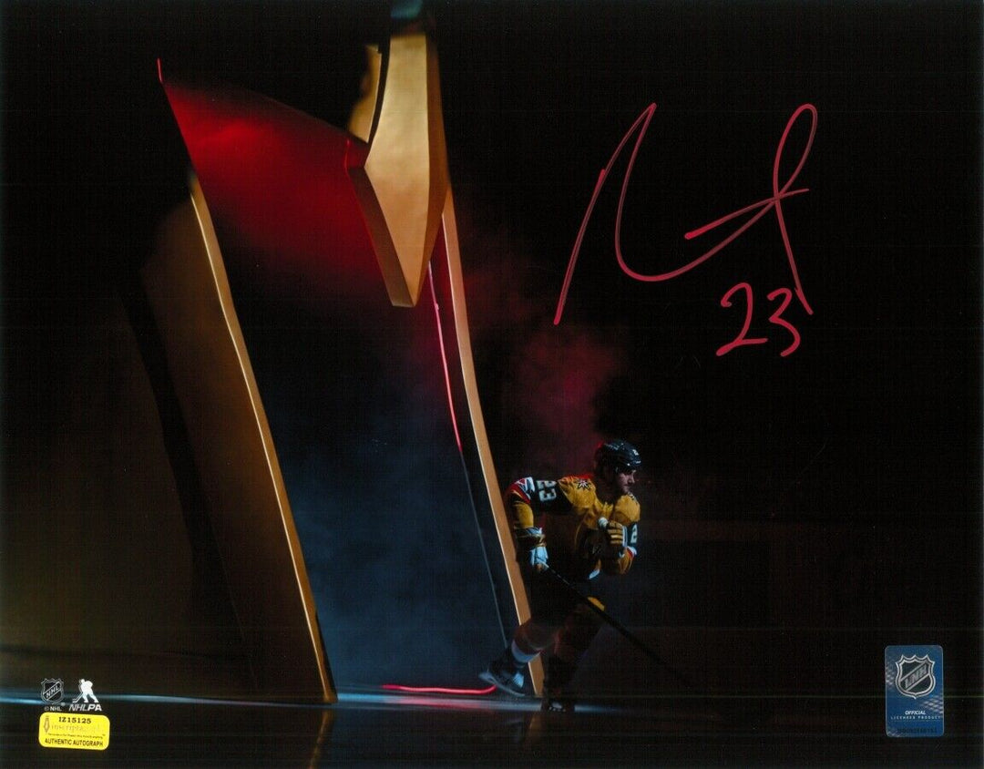 Alec Martinez Autographed Vegas Golden Knights 11x14 Photo Inscriptagraphs COA 1 Image 1