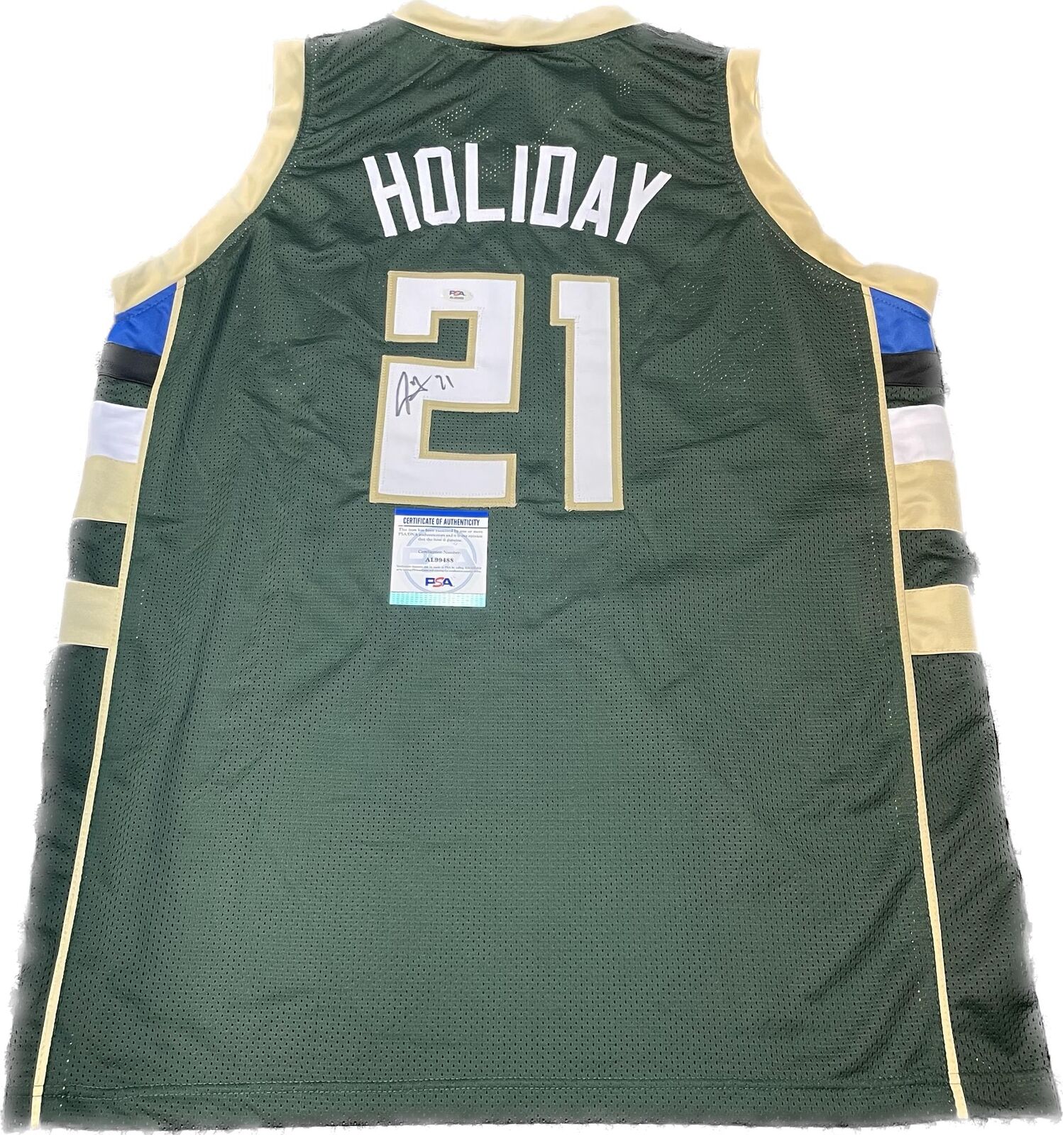 Friendly Confines Giannis Antetokounmpo Milwaukee Bucks Signed Jersey /6xNBA All Star (JSA COA)