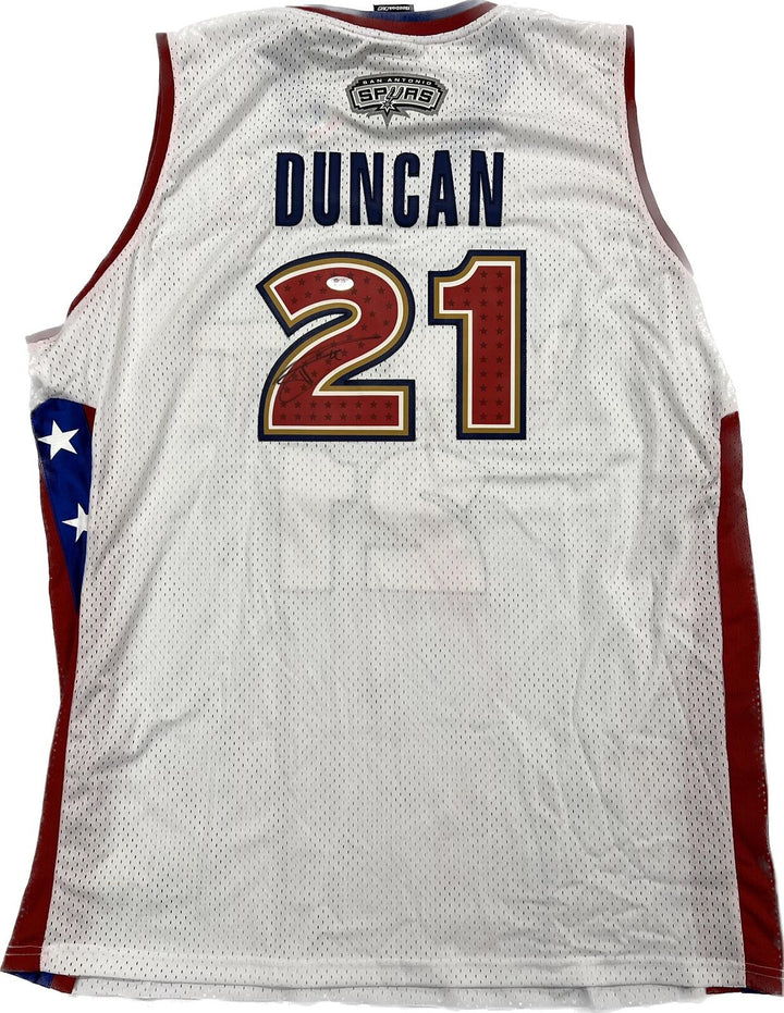 Tim Duncan signed jersey PSA/DNA San Antonio Spurs Autographed Image 1