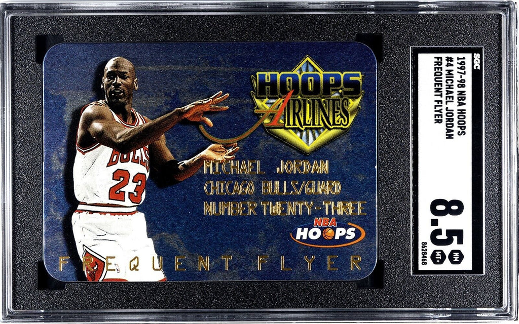 人気色1997-98 Michael Jordan Hoops Hooperstars Diecut #1 Fleer、Sky Box