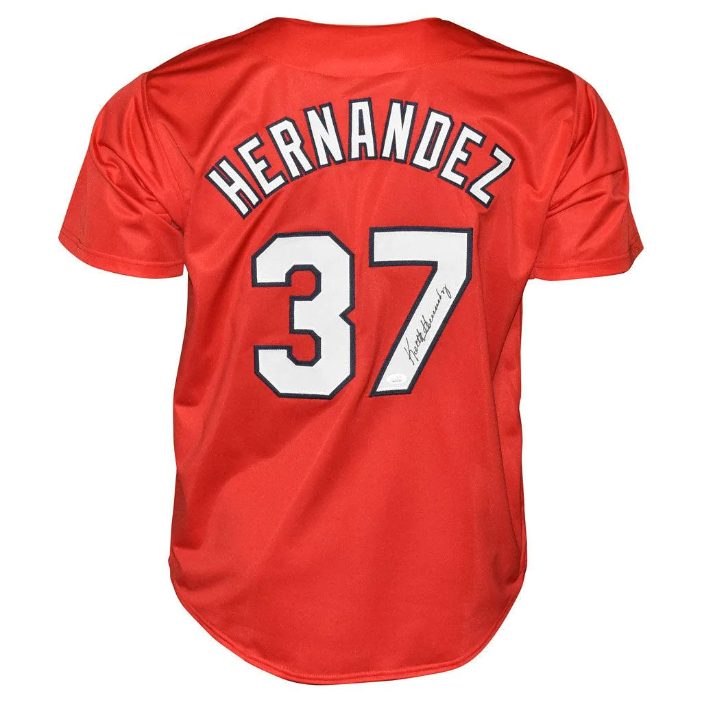 Keith Hernandez Signed St Louis Red Baseball Jersey (JSA) Image 1
