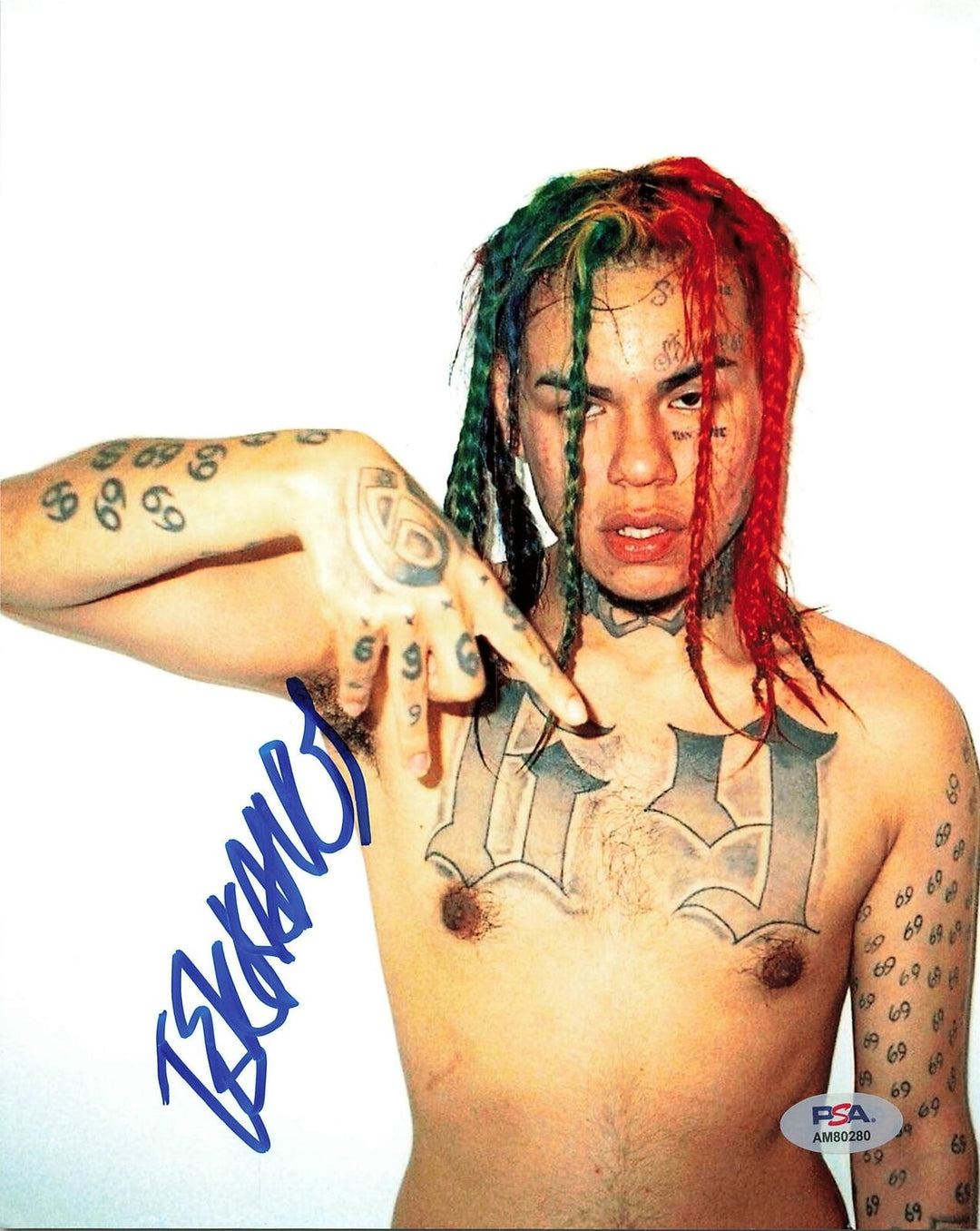 Tekashi 69 6IX9INE Signed 8X10 photo PSA/DNA autographed Rapper Day69 –  CollectibleXchange