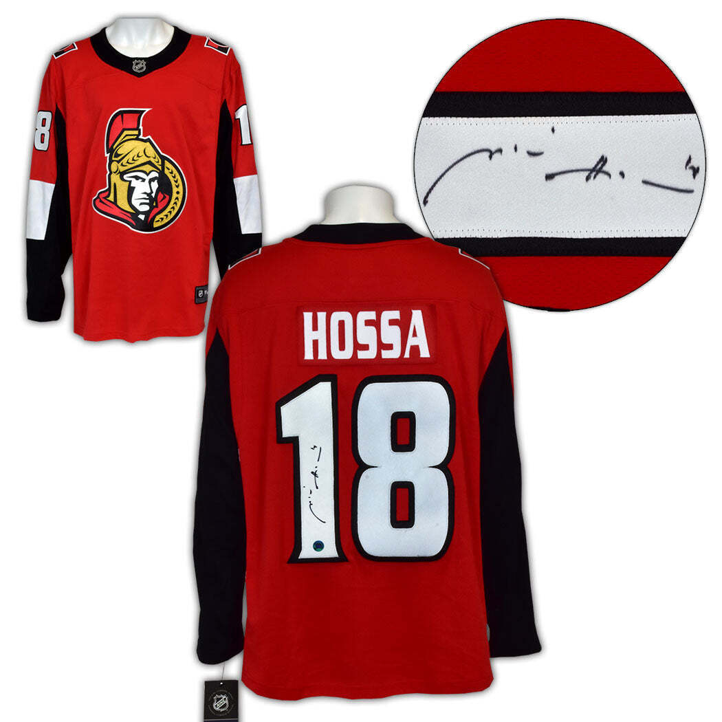 Marian Hossa Ottawa Senators Autographed Fanatics Jersey Image 1