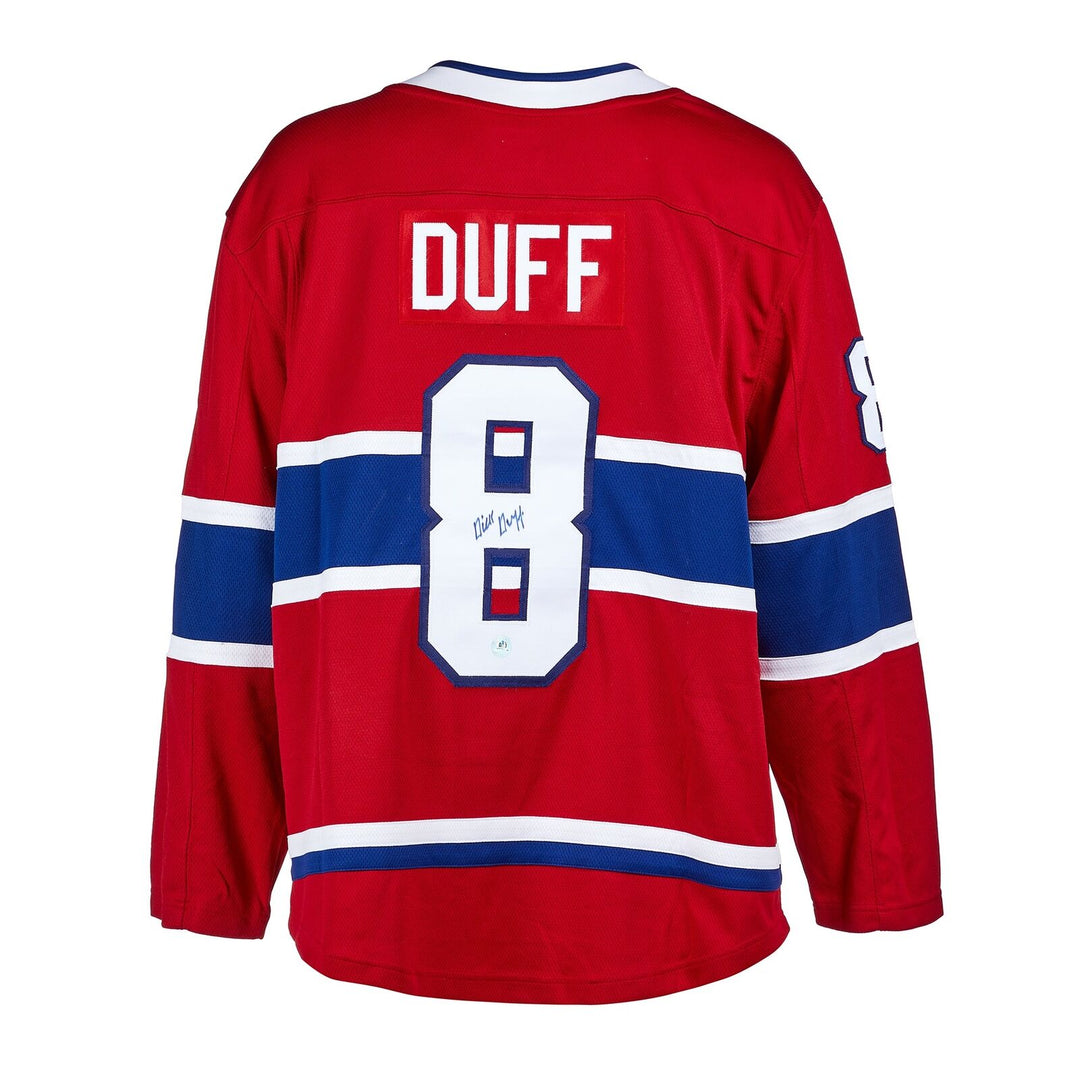 Dick Duff Montreal Canadiens Autographed Fanatics Jersey Image 1