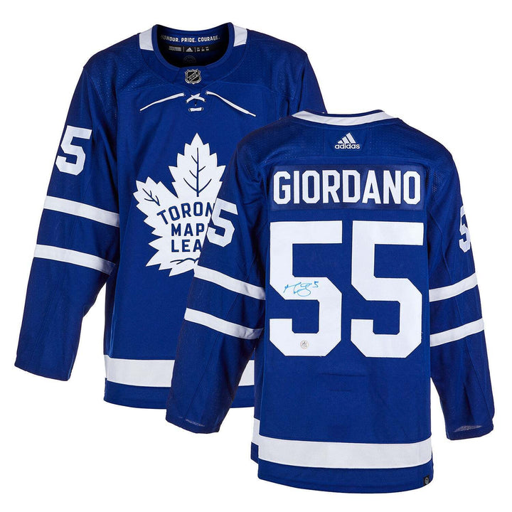 Mark Giordano Autographed Toronto Maple Leafs Adidas Jersey Image 3