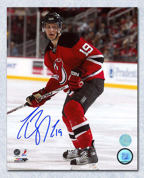 Travis Zajac New Jersey Devils Autographed Hockey 8x10 Photo Image 1