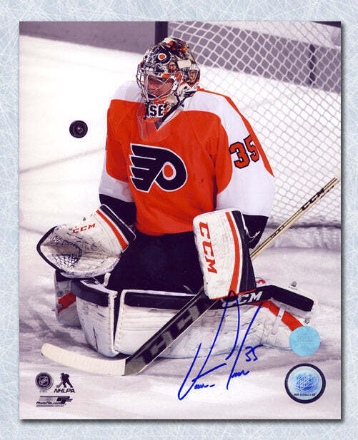 Steve Mason Philadelphia Flyers Autographed Goalie Spotlight 8x10 Photo Image 1