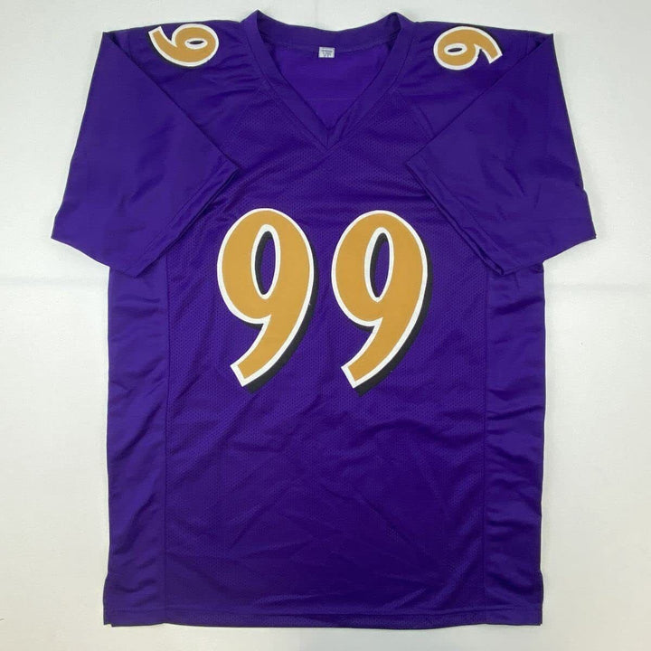 Autographed/Signed ODAFE OWEH Baltimore Color Rush Football Jersey JSA COA Auto Image 4