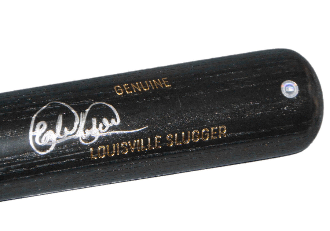 ESTEVAN FLORIAL SIGNED GUARDIANS LOUISVILLE SLUGGER BASEBALL BAT w/ MLB HOLOGRAM Image 1