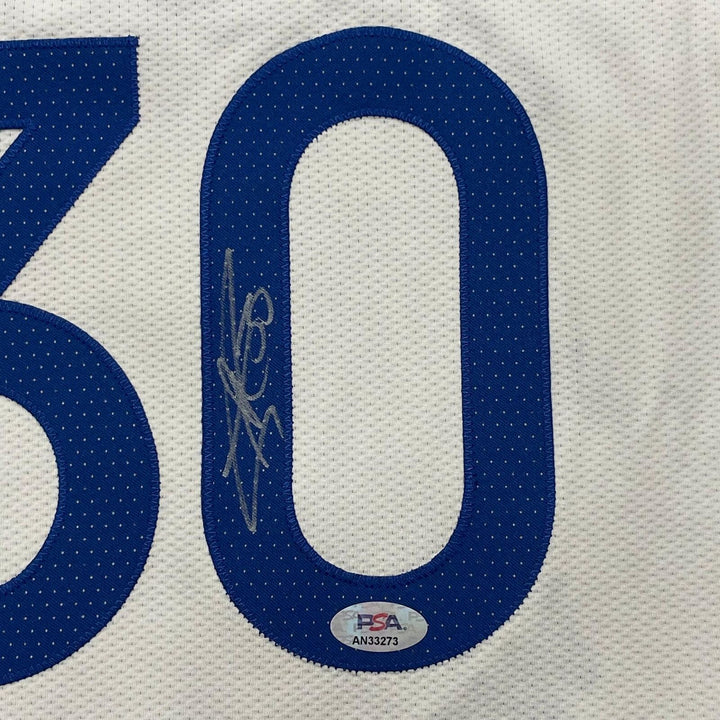 Stephen Curry signed jersey PSA/DNA Golden State Warriors Autographed Image 2